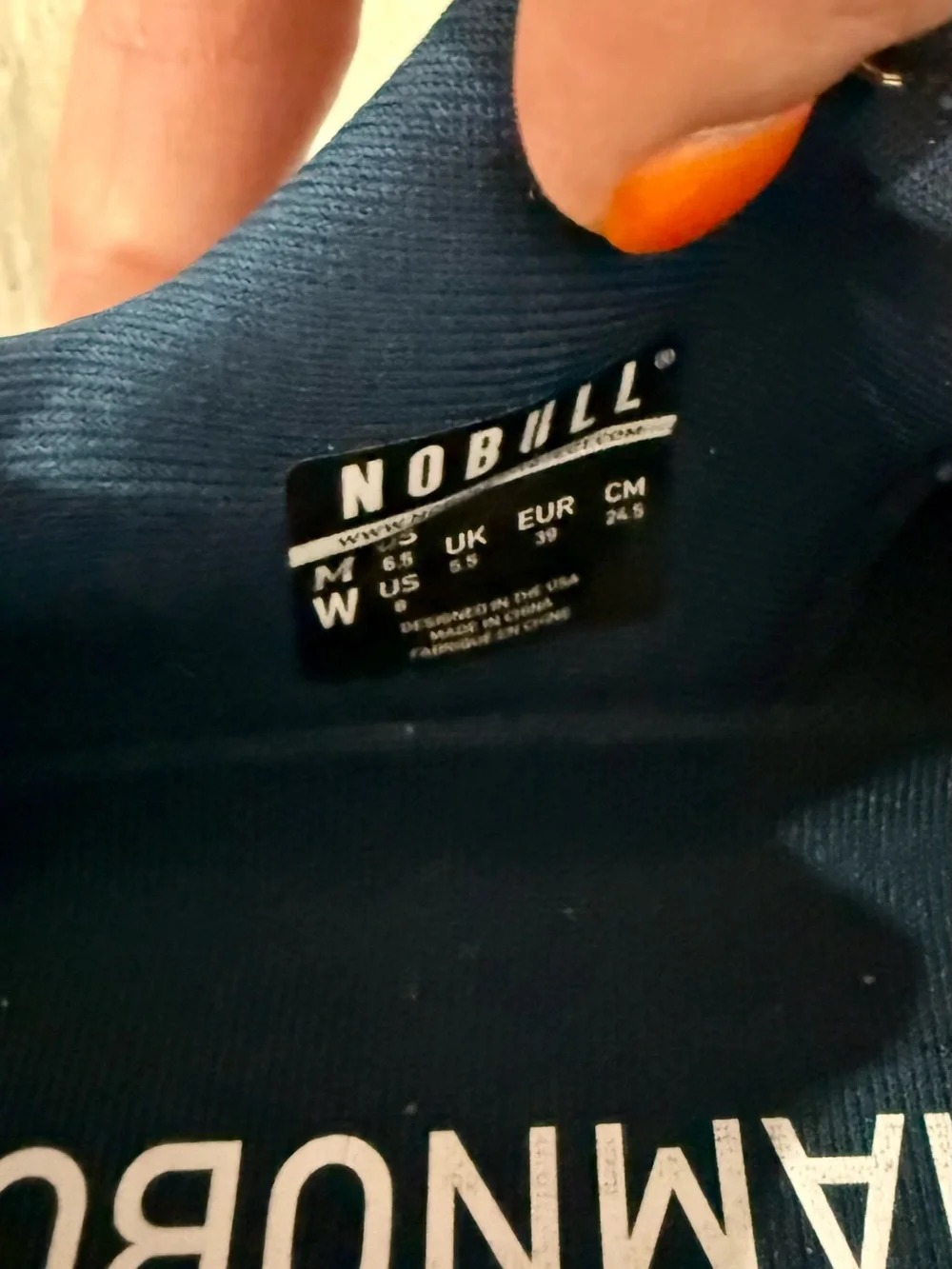 NOBULL Blue to Purple Iridescent Gradient Athletic Sneakers